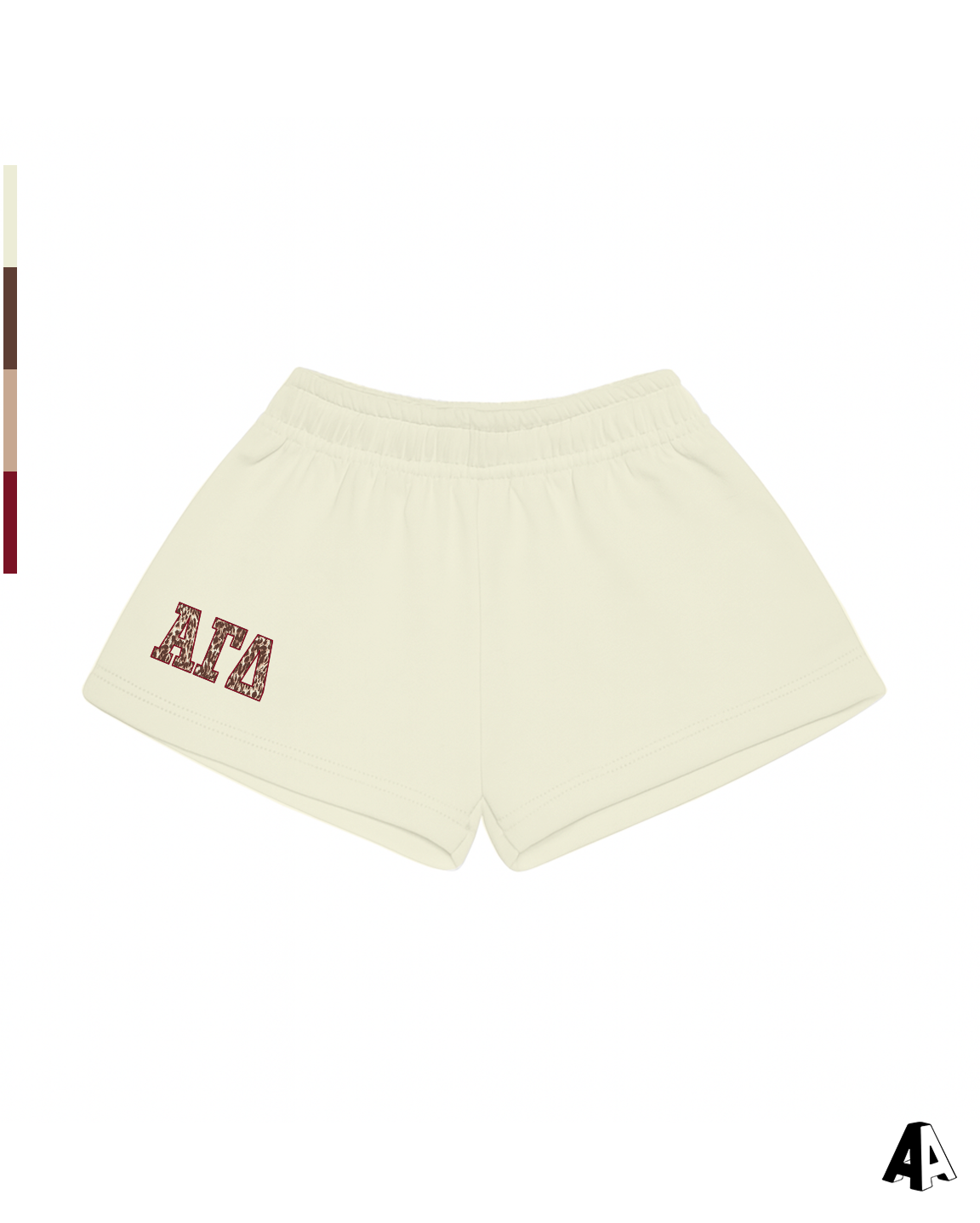 Cheetah Ivory Shorts