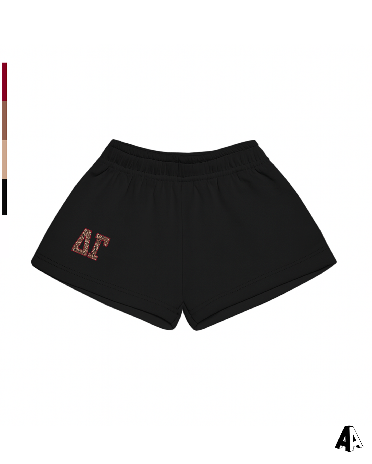 Cheetah Black Shorts