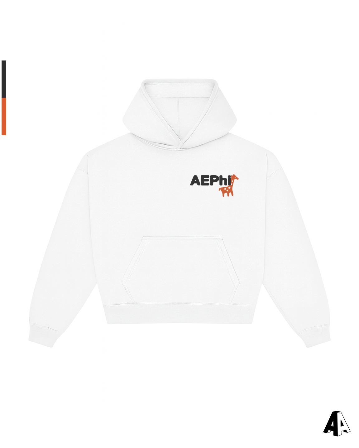 Free Spirit White Hoodie - Alpha Epsilon Phi - front