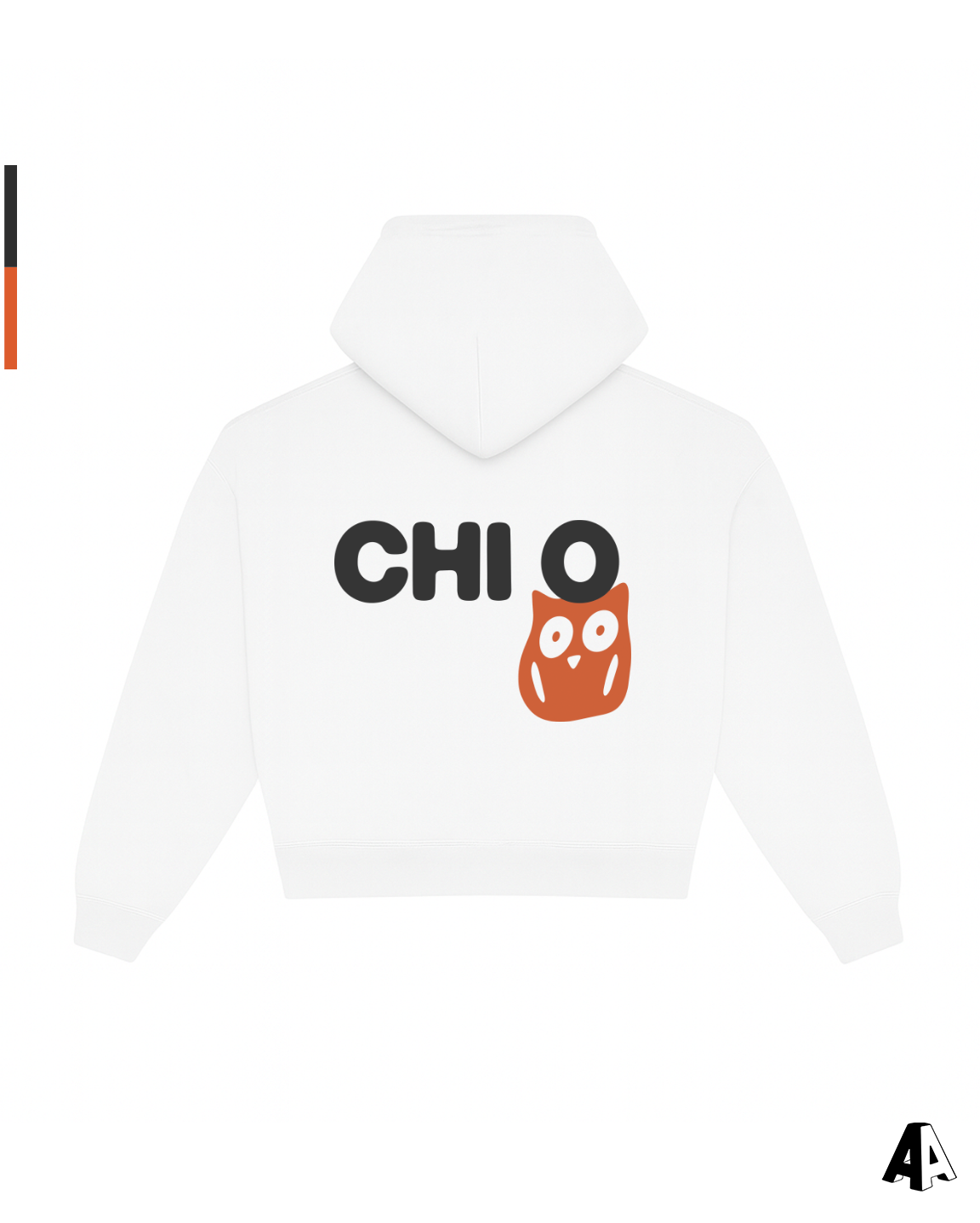 Free Spirit White Hoodie - Chi Omega - back