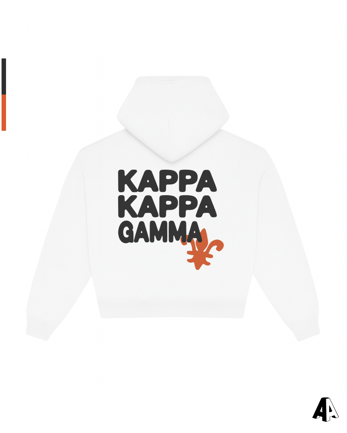 Free Spirit White Hoodie - Kappa Kappa Gamma - back