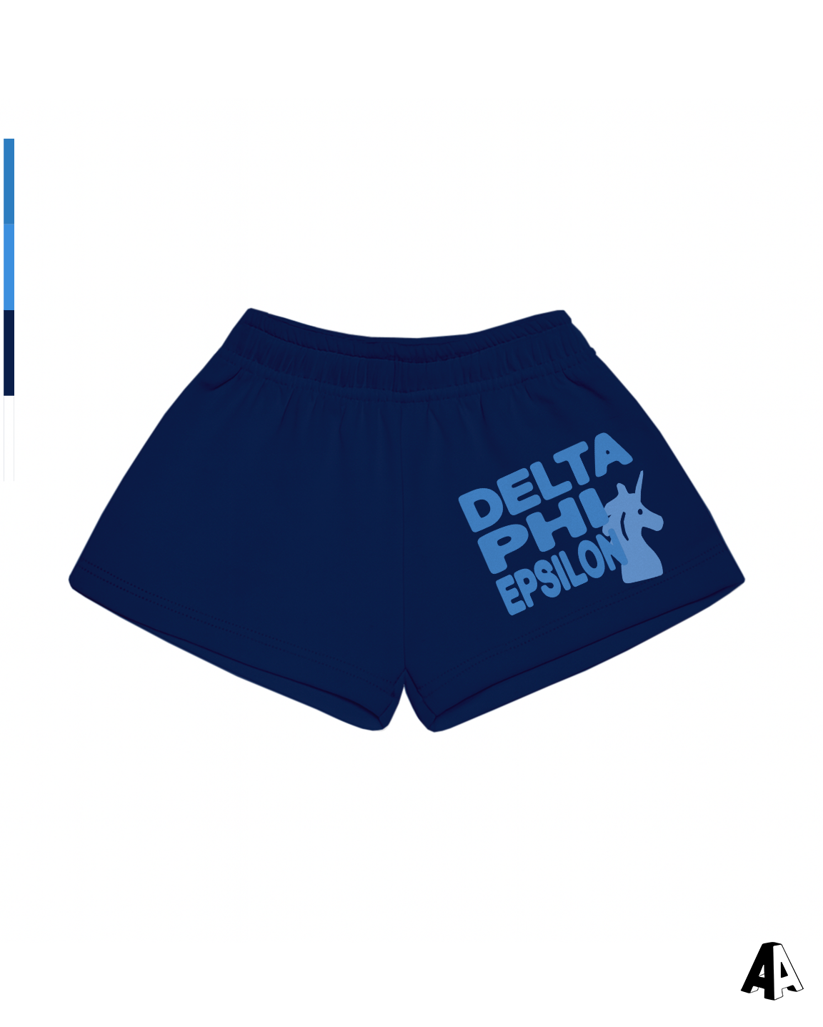 Free Spirit Navy Shorts - Delta Phi Epsilon - front